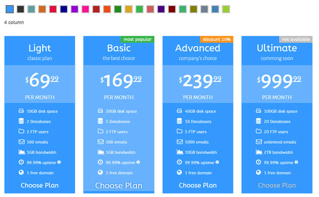 Utilization of HTML tables
