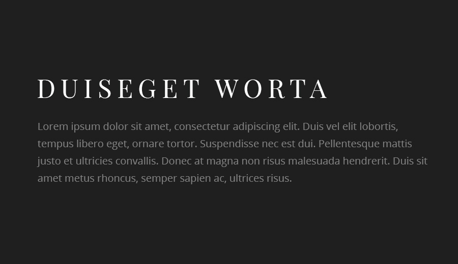 Playfair Display + Open Sans Combination