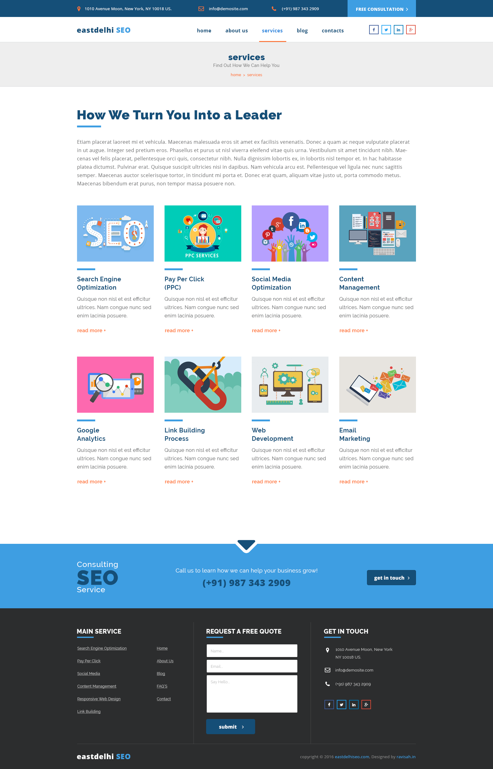 East Delhi SEO Web Design