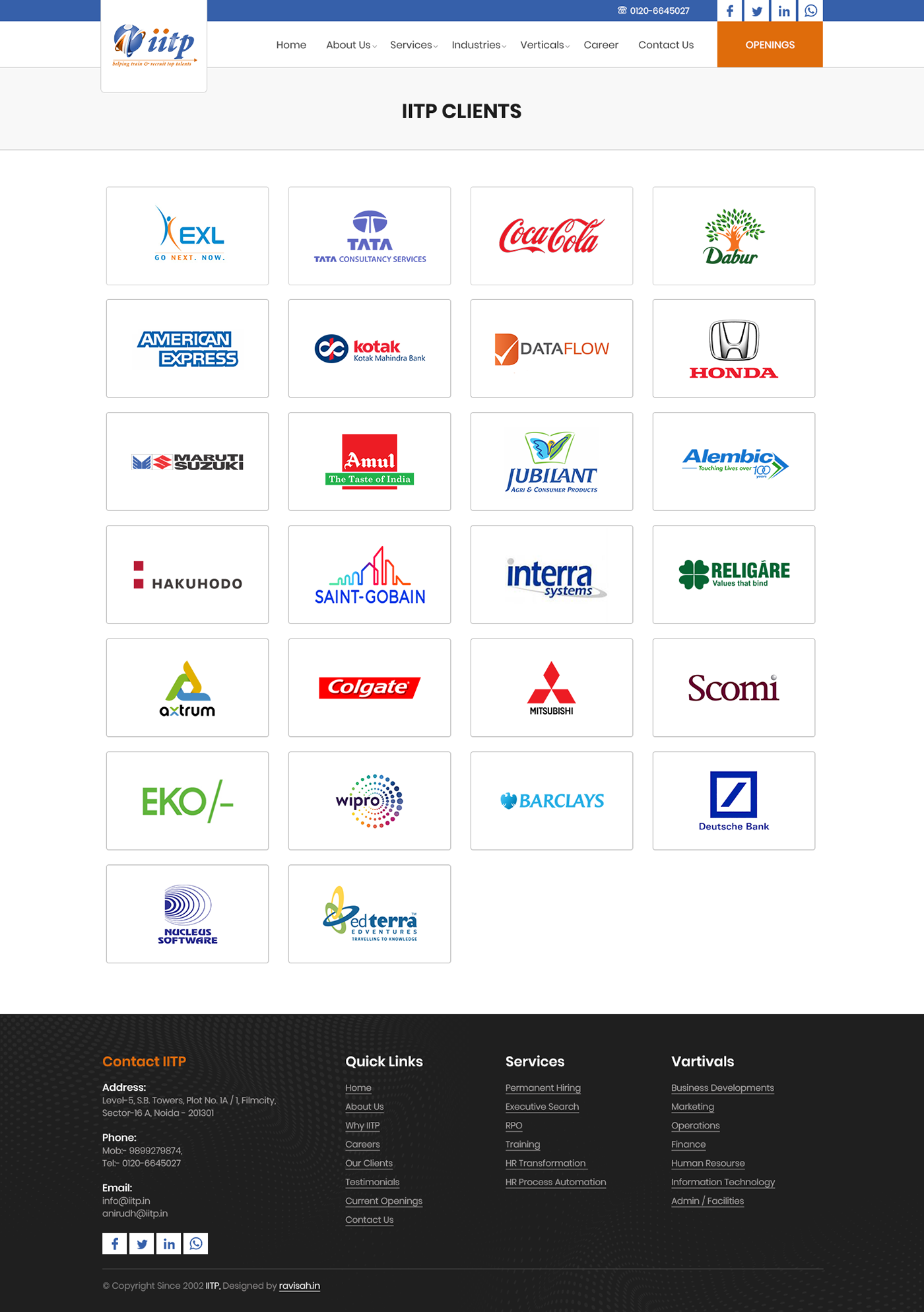 IITP Consultation Website Design