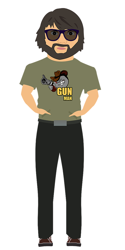 Gun Man Logo Design